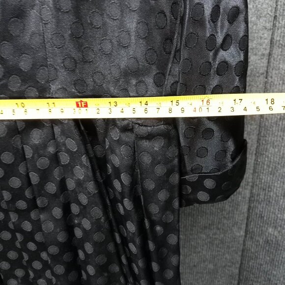 1950's Black Polka Dot Circle Dress by Neusteters - Picture 7 of 8